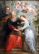 Peter Paul Rubens The Education of Mary painting
